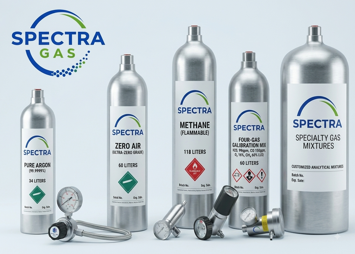 Chemtron / CSL calibration gas cylinder range